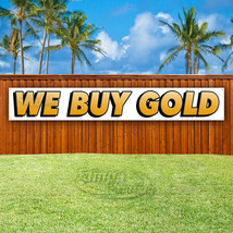 WE BUY GOLD Advertising Vinyl Banner Flag Sign LARGE HUGE XXL SIZES - $26.59+