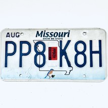 2017 United States Missouri Bluebird Passenger License Plate PP8 K8H - £9.10 GBP