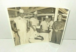Vintage US Air Force USAF B&amp;W Photo Mess Hall Kitchen Soldiers 8 x 10 - £11.98 GBP