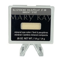 New In Package Mary Kay Mineral Eye Color Glistening Gold Full Size - $7.22