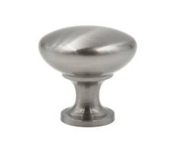 Home Decorators 1-1/4 in. Satin Nickel Round Solid Cabinet Knob (10-Pack) - £37.20 GBP