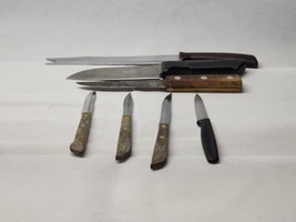 Vintage 7 Knife Lot USA, Germany, Switzerland - Varied Sizes - NO CHINA ... - £21.06 GBP