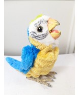 Furreal Friends Newborn Baby Bird Macaw Parrot 2008 Blue Yellow Green WORKS - $118.72 CAD