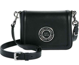 Marc Jacobs Small Messenger Crossbody Bag Leather Clutch ~NWT~ Black - £187.17 GBP