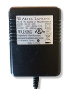 ALTEC LANSING Plug In Class 2 TRANSFORMER Model A9-400 Input 120V 60Hz 1... - £10.21 GBP