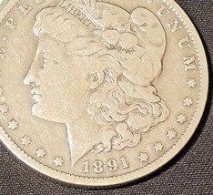 1891 O Morgan Dollar AA20-7522 Vintage - £78.72 GBP