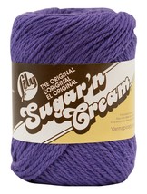 Lily Sugar&#39;n Cream Yarn  Solids Grape - $16.85