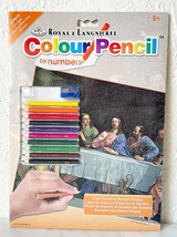 Royal &amp; Langnickel Colour Pencil By Number Kit - Last Supper - £12.85 GBP