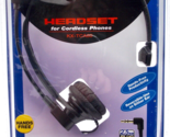 Panasonic Black Headband Wired Headset For Cordless Phones KX-TCA60 2.5m... - $27.71