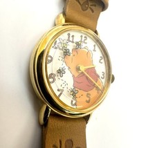 Timex Watch Disney Winnie The Pooh Rotating Bees Leather Strap New Battery Runs - £18.38 GBP