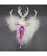 Rare 1997 Christopher Radko &quot;Crystal Frost Feathered&quot; Italian Ornament #... - $2,544.44 MXN