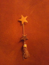 Star Stick Pin With Chain Tassels  - £7.05 GBP