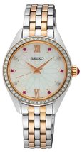 Seiko SUR542P1 Women&#39;s Analogue Quartz Watch with Stainless Steel Strap, Silver- - £231.82 GBP