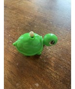 Vintage 1977 Tomy Wind Up Green Turtle Toy Not Working, Looks Good - $130.76 MXN