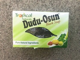 Dudu Osun Black Soap Pure Natural Ingredients 150G By Tropical Natural - £2.39 GBP