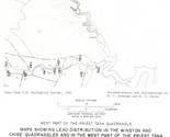 USGS Geologic Map: Winston, Chise, Priest Tank Quadrangles, New Mexico -... - £10.30 GBP