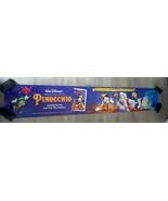 “Walt Disney’s Pinocchio” Original Movie Poster VHS Release Banner 11x66 CV - $364.17 MXN
