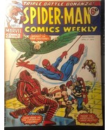 SPIDER-MAN COMICS WEEKLY #63 (1974) Marvel UK Iron Man Hercules Vulture ... - £11.86 GBP