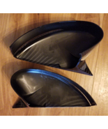 2 Gloss Black Horn Rear View Side Mirror Cover Trim A-23-09-23 LANNIA-1 - $36.63 CAD