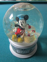 Old Mickey Sailor water globe NIB, by Disney original box, 3 1/4&quot;  - £35.03 GBP