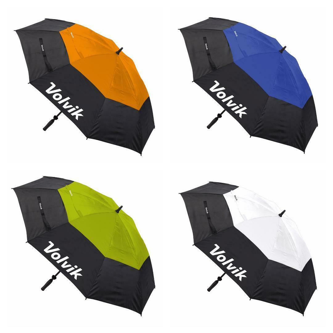 Volvik 62"  Dual Canopy Golf Umbrella - High Wind Resistance. 4 Colors. - $42.37