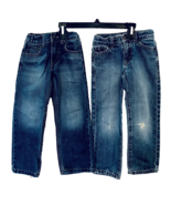 Levi&#39;s 505 Regular &amp; Crazy 8 Boys Size 4 Slim Straight Leg Blue Jeans Se... - €16,45 EUR