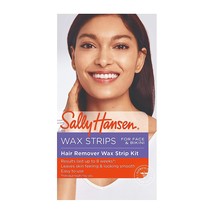Sally Hansen Hair Remover Wax Strip Kit for Face &amp; Bikini, Pack of 1 - £12.78 GBP