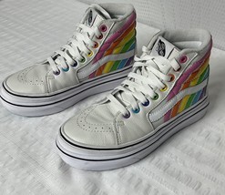Vans FLOUR SHOP Super ComfyCush Sk8-Hi Rainbow Unisex Hi-Top Shoes  M4/W5.5 - $1,138.07 MXN