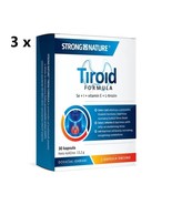 3 pcs. lot THYROID FORMULA 30 capsules Strong nature - $1,280.93 MXN