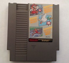 Nintendo NES Super Mario Bros. / Duck Hunt / World Class Track Meet Game 1988 - £12.42 GBP