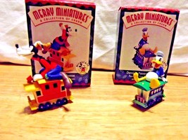 Mickey &amp; Co,Merry Miniatures,Donald&#39;s Passenger Car,Goofy&#39;s Caboose Hall... - £11.66 GBP