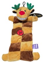 Companion Multipet Mat Soft Plush 13 Squeakers  Dog Toy  - NWT - $10.88