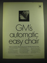 1968 General Motors Ternstedt 6-Way Power Seats Ad - GM's automatic easy chair - $18.49