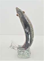 Rainbow Trout Hand Fused Glass Art Vinci by Dynasty Gallery - £52.49 GBP