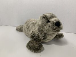 Douglas Cuddle Toys Speckles Monk Seal gray spotted sea lion beanbag stu... - $10.39