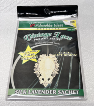 John Deer&#39;s Adorable Ideas Vintage lace Project Series Silk Lavender Sachet - $12.38