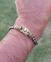 Narsimha bracelet Lion God kara Hindu Good Luck Evil Eye Protection bang... - $25.01