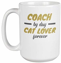 Make Your Mark Design Coach Cat Lover Coffee &amp; Tea Mug for Veterinarian,... - £19.54 GBP