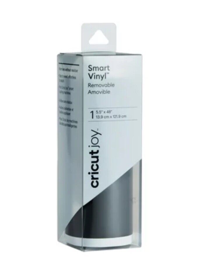 Cricut Joy Smart Removable Matte Vinyl Roll, 5.5” X 48”, Black - $8.95