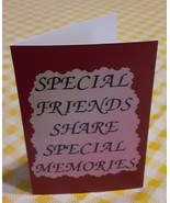 Set Of 6 Love Note Any Occasion Greeting Cards 2054C Special Friends Mem... - $11.50