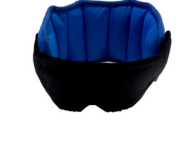 Blue Travel Pillow Neck Pillow for Sleeping, Travel with Black Eye Mask NEW - £14.26 GBP