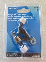 Hillman Hardware Essentials 851328 Hinge Pin  Door Stop Antique Brass - $7.91