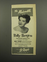 1951 Hotel St. Regis Ad - The Maisonette Polly Bergen - £14.78 GBP