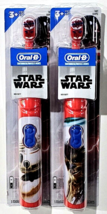2 Pack Oral B Star Wars Red Soft Battery Powered Toothbrush - £20.43 GBP