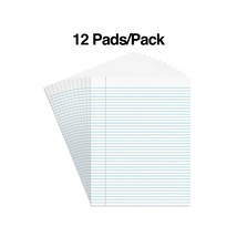 Staples Notepads 8.5&quot; x 11&quot; (US letter) Narrow Ruled White 50 Sheets/Pad... - £22.95 GBP
