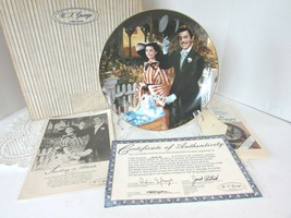 GWTW COLLECTOR PLATE STROLLING IN ATLANTA GOLDEN ANNIV. 6TH BOX COA #1160 - $184.40 MXN