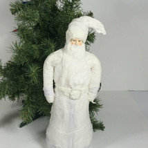 Santa Claus Christmas figure cotton batting European Santa Christmas dec... - £25.00 GBP