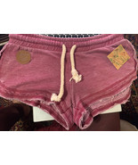 Pop Surf Brooklyn born beach lounge short shorts  M washed tone - $13.41 CAD