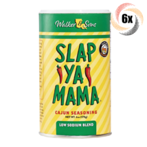 6x Shakers Walker & Sons Slap Ya Mama Low Sodium Blend Cajun Seasoning | 6oz - $49.08