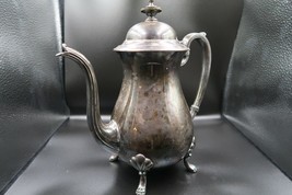 Crescent Silver Plated Teapot / Coffee Pot antique / vintage - $23.95
